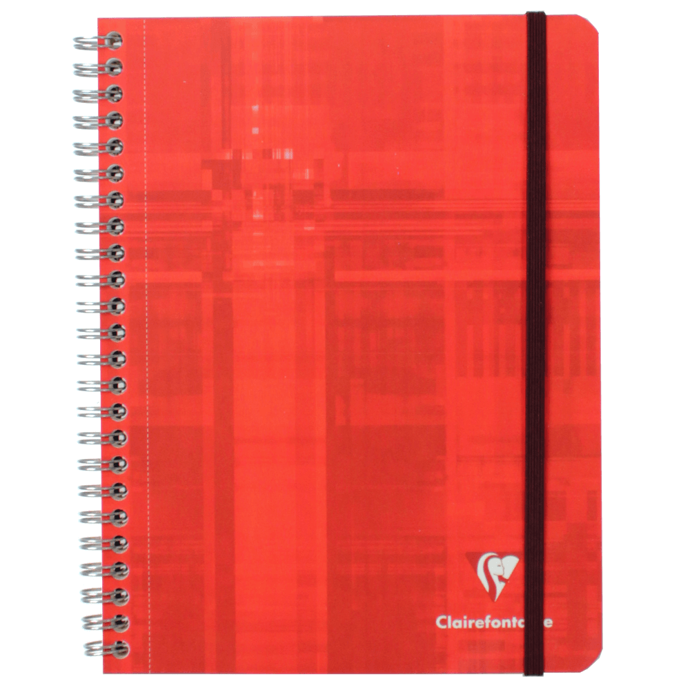 Caderno Pautado Pocket Book Clairefontaine A5+ Vermelho